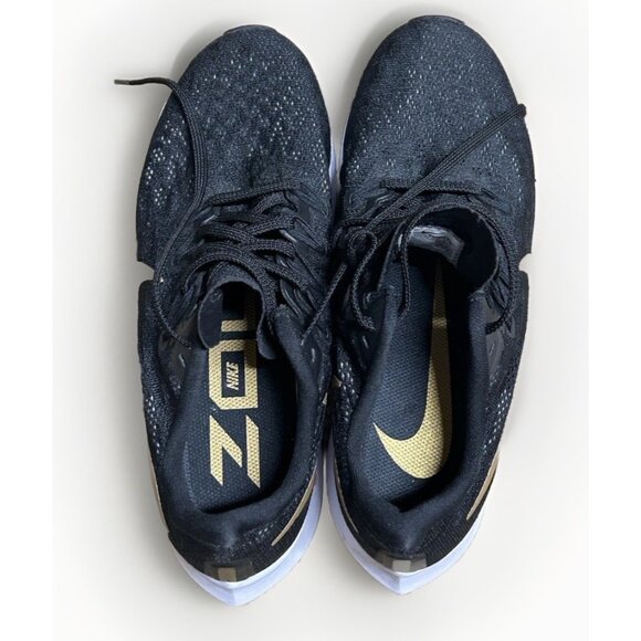 Nike Air Zoom Pegasus Womens 8.5 AQ2210-008 Black Running Shoes Sneakers - Picture 7 of 14